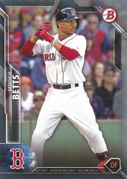 2016 Bowman - Silver #13 Mookie Betts Front