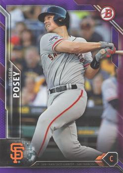 2016 Bowman - Purple #70 Buster Posey Front