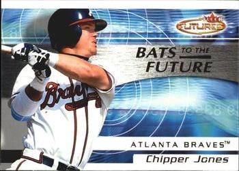2001 Fleer Futures - Bats to the Future #6BF Chipper Jones  Front