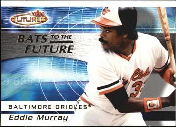 2001 Fleer Futures - Bats to the Future #10BF Eddie Murray  Front