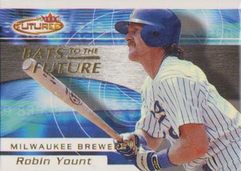 2001 Fleer Futures - Bats to the Future #11BF Robin Yount  Front