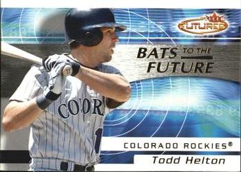 2001 Fleer Futures - Bats to the Future #18BF Todd Helton  Front