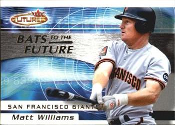 2001 Fleer Futures - Bats to the Future #22BF Matt Williams  Front