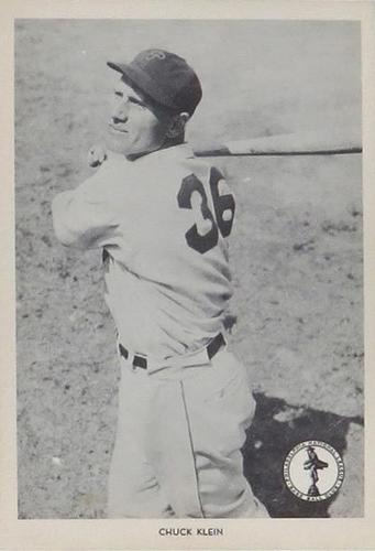 1940 Philadelphia Phillies Picture Pack #NNO Chuck Klein Front