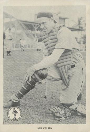 1940 Philadelphia Phillies Picture Pack #NNO Ben Warren Front