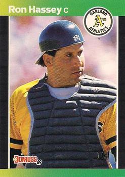 1989 Donruss #361 Ron Hassey Front