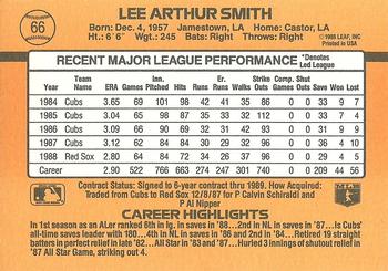 1989 Donruss #66 Lee Smith Back
