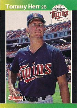1989 Donruss #301 Tommy Herr Front