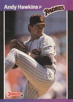 1989 Donruss #583 Andy Hawkins Front