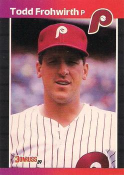 1989 Donruss #587 Todd Frohwirth Front