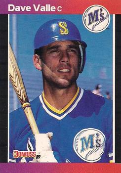 1989 Donruss #614 Dave Valle Front