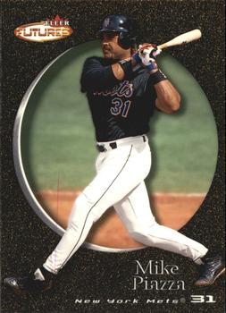 2001 Fleer Futures - Black Gold #9 Mike Piazza  Front