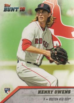 2016 Topps Bunt #31 Henry Owens Front