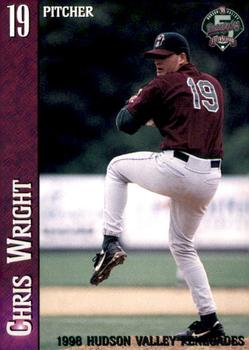 1998 OSP Sports Hudson Valley Renegades #NNO Chris Wright Front