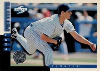 1998 Score New York Yankees #5 Andy Pettitte Front