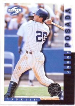 1998 Score New York Yankees #15 Jorge Posada Front