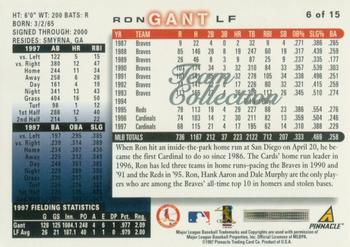 1998 Score St. Louis Cardinals #6 Ron Gant Back