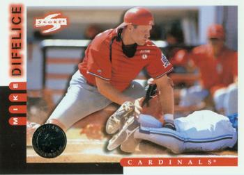 1998 Score St. Louis Cardinals #7 Mike Difelice Front