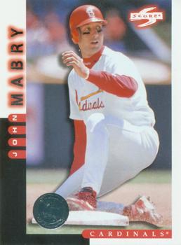 1998 Score St. Louis Cardinals #9 John Mabry Front