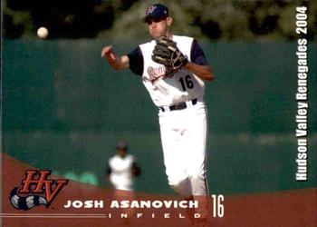 2004 Grandstand Hudson Valley Renegades #NNO Josh Asanovich Front