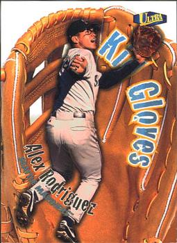 1998 Ultra - Kid Gloves #2KG Alex Rodriguez Front