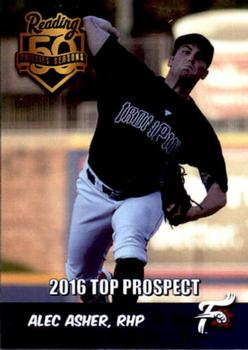 2016 Choice Reading Fightin Phils Prospects #NNO Alec Asher Front