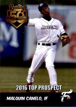 2016 Choice Reading Fightin Phils Prospects #NNO Malquin Canelo Front