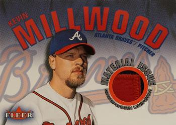 2001 Fleer Genuine - Material Issue #NNO Kevin Millwood  Front