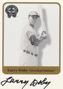 2001 Fleer Greats of the Game - Autographs #NNO Larry Doby Front