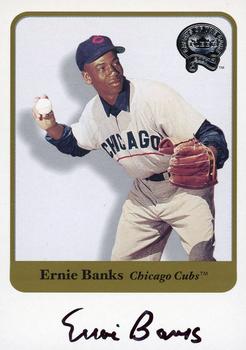 2001 Fleer Greats of the Game - Autographs #NNO Ernie Banks Front