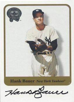 2001 Fleer Greats of the Game - Autographs #NNO Hank Bauer Front