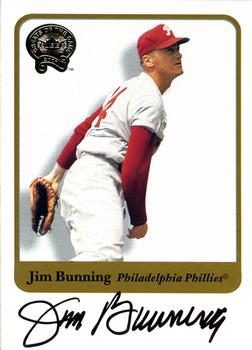 2001 Fleer Greats of the Game - Autographs #NNO Jim Bunning Front