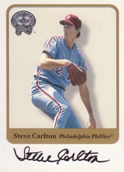 2001 Fleer Greats of the Game - Autographs #NNO Steve Carlton Front