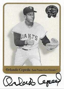 2001 Fleer Greats of the Game - Autographs #NNO Orlando Cepeda Front
