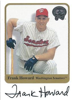2001 Fleer Greats of the Game - Autographs #NNO Frank Howard Front