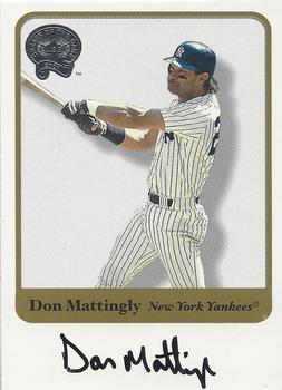2001 Fleer Greats of the Game - Autographs #NNO Don Mattingly Front