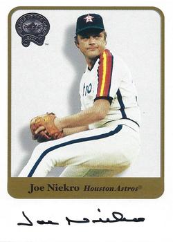 2001 Fleer Greats of the Game - Autographs #NNO Joe Niekro Front
