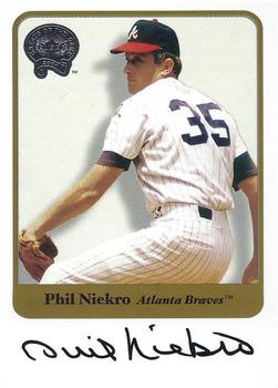 2001 Fleer Greats of the Game - Autographs #NNO Phil Niekro Front