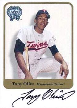 2001 Fleer Greats of the Game - Autographs #NNO Tony Oliva Front