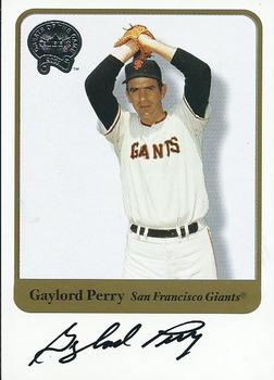 2001 Fleer Greats of the Game - Autographs #NNO Gaylord Perry Front