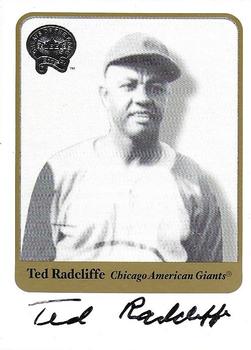 2001 Fleer Greats of the Game #NNO Ted Radcliffe Front