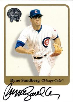 2001 Fleer Greats of the Game - Autographs #NNO Ryne Sandberg Front