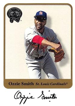 2001 Fleer Greats of the Game - Autographs #NNO Ozzie Smith Front