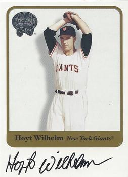 2001 Fleer Greats of the Game - Autographs #NNO Hoyt Wilhelm Front