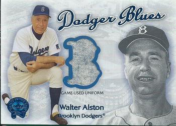 2001 Fleer Greats of the Game - Dodger Blues #NNO Walter Alston Front