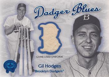 2001 Fleer Greats of the Game - Dodger Blues #NNO Gil Hodges Front