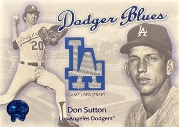 2001 Fleer Greats of the Game - Dodger Blues #NNO Don Sutton Front