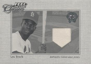 2001 Fleer Greats of the Game - Feel the Game Classics #NNO Lou Brock Front