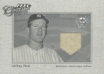 2001 Fleer Greats of the Game - Feel the Game Classics #NNO Whitey Ford Front