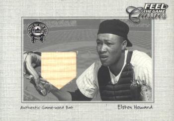 2001 Fleer Greats of the Game - Feel the Game Classics #NNO Elston Howard Front